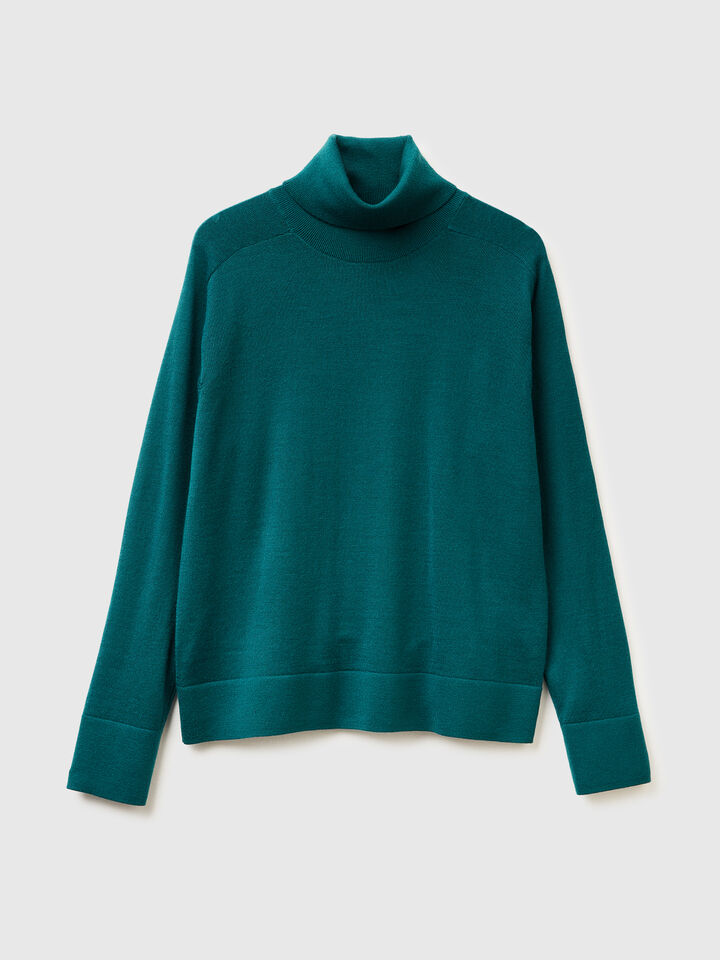 TURTLE NECK SWEATER Women image number 5